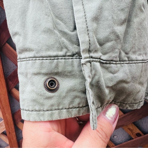 Velvet by Jenny Graham olive green utility jacket - Picture 6 of 12